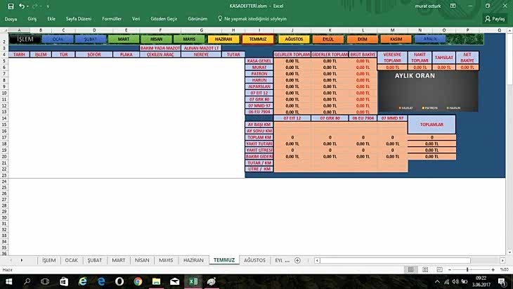 excel-ile-hazirladigim-kasa-defteri