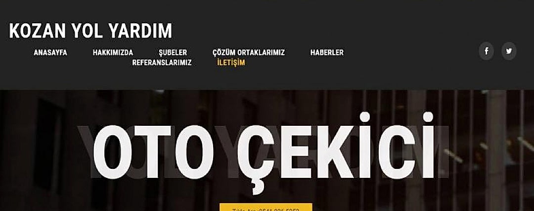 Oto Çekici ve Yol Yardım sitesi