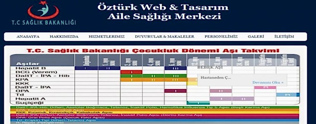A.S.M Aile Sağlığı Merkezi Sitesi