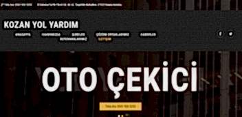 Oto Çekici ve Yol Yardım sitesi